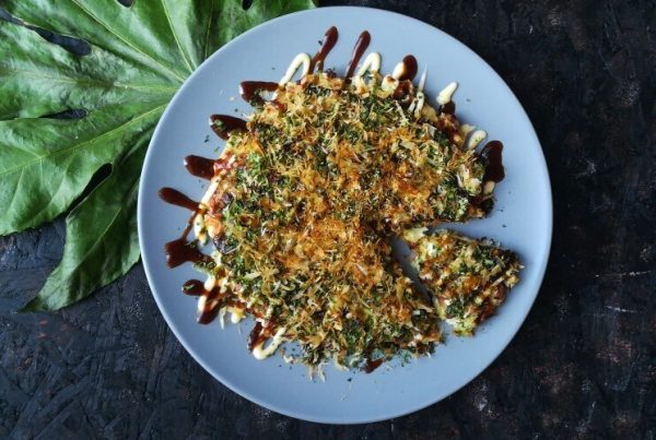 Okonomiyaki-placka