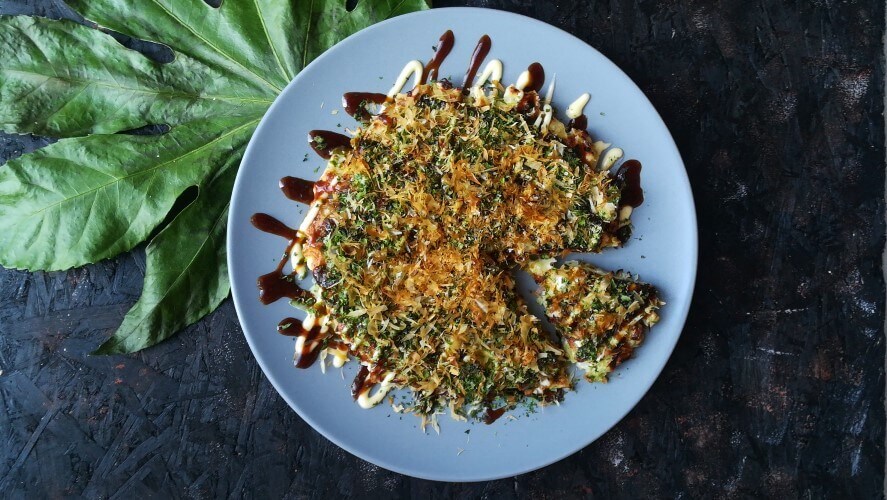 Okonomiyaki-placka